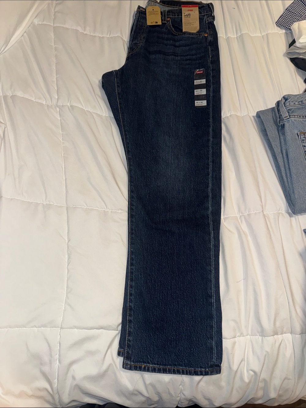 Levi's Women's Dark Blue Straight-Leg Jeans